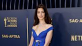 Anne Hathaway honours The Devil Wears Prada with cerulean dress at SAG Awards