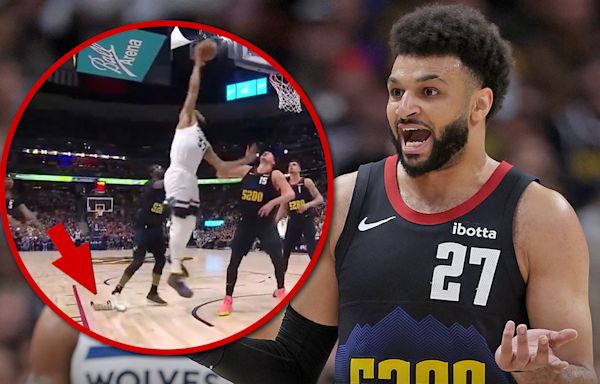 Jamal Murray Throws Tantrum During Nuggets Loss, Hurls Towel, Heat Pack On Floor