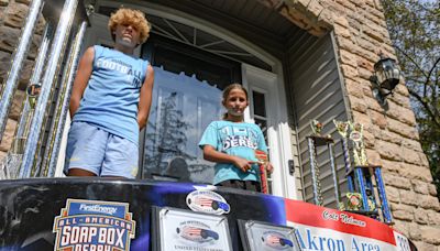 It runs in the family: Hudson family celebrates third generation of Soap Box Derby racers
