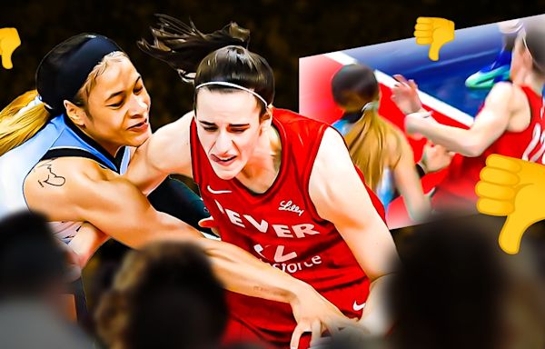 Sky's dirty foul on Fever's Caitlin Clark sparks WNBA outrage