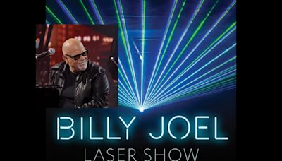 Billy Joel laser show happening at Liberty Science Center this week