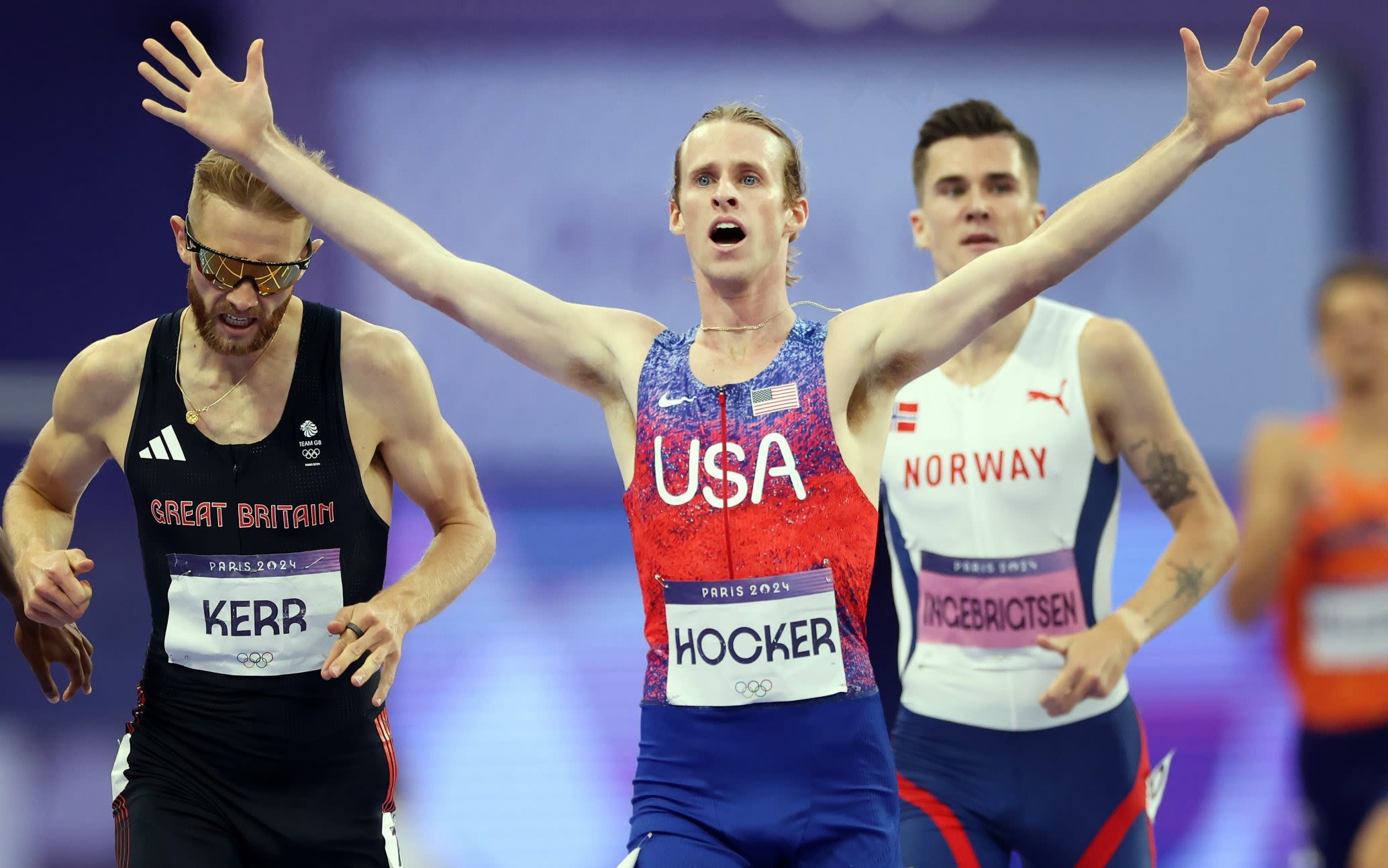 Alpha males Josh Kerr and Jakob Ingebrigtsen royally upstaged by a member of the chorus line