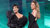 Khloé Kardashian and Kris Jenner Wear Coordinating Suits to Accept Their 2022 People's Choice Award