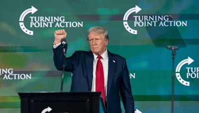 Youths attending Trump speech at conservative summit more worried about economy, abortion