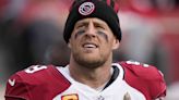 J.J. Watt Overcome With Emotion Watching A Video Tribute To Him Ahead Of His Final Game