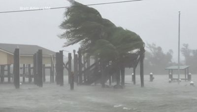 Francine weakens moving inland from Gulf Coast after hurricane winds cause blackouts