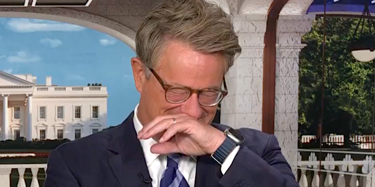 Morning Joe's face turns red with laughter watching Trump struggle to talk religion