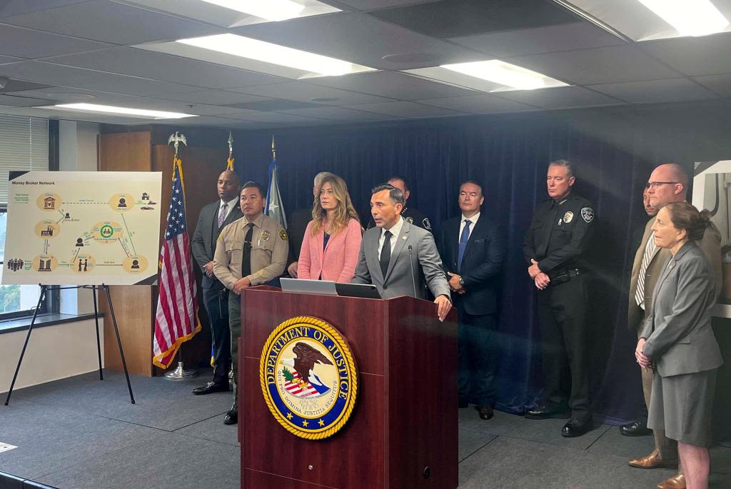 24 people charged in money laundering scheme involving Mexico’s Sinaloa cartel, prosecutors say