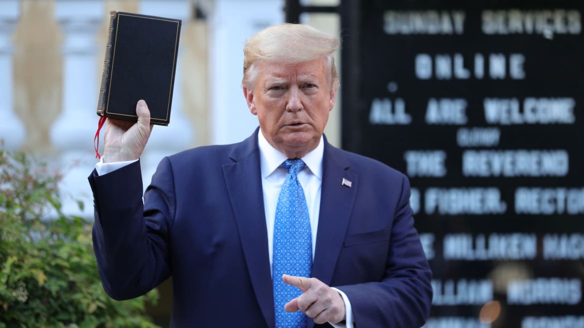 Trump Pronounces His ‘LOVE’ for the Ten Commandments Being Forced on Schools