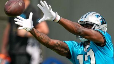 Panthers rookie receiver impresses coach on first day