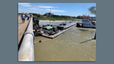 Barge crashes into bridge in Galveston, Texas, causing oil spill
