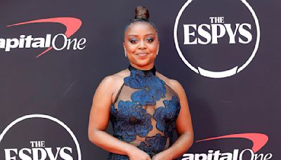Quinta Brunson flashes the flesh in sexy cutout gown at the ESPYs