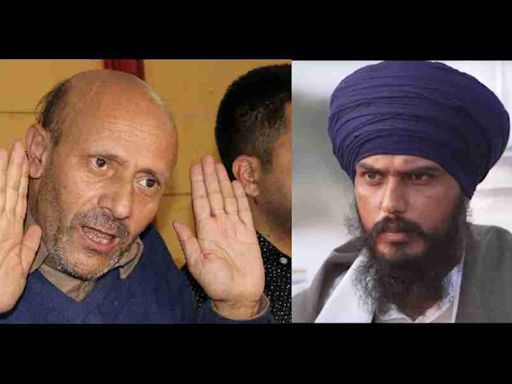 Out on parole, Engineer Rashid and Amritpal Singh take oath as MPs amid heavy security