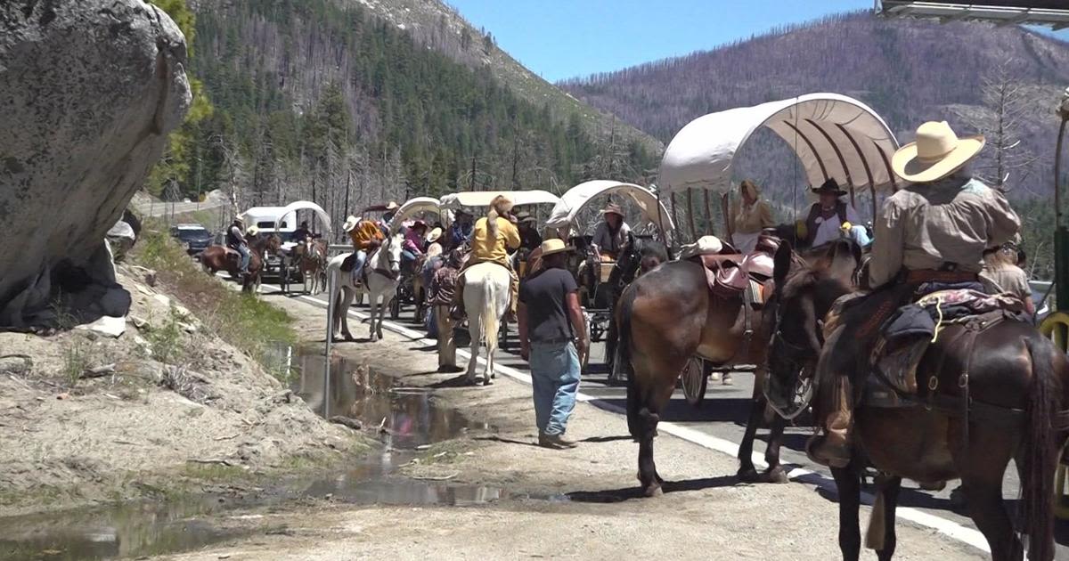 El Dorado County's historic Wagon Train makes its 75th run down Highway 50