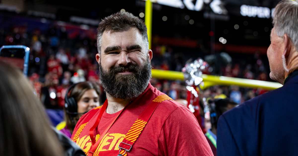 Fans Call Jason Kelce ‘a Proper Swiftie’ As He Wears Her Merch at Eras Tour Show in London