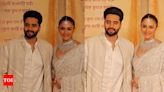 ...and Jackky Bhagnani make heads turn with their style and glamour at Anant Ambani and Radhika... Utsav - WATCH | Hindi Movie News - Times of India