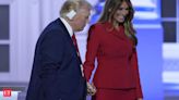 Former first lady Melania Trump makes a rare appearance on the Republican convention's last night