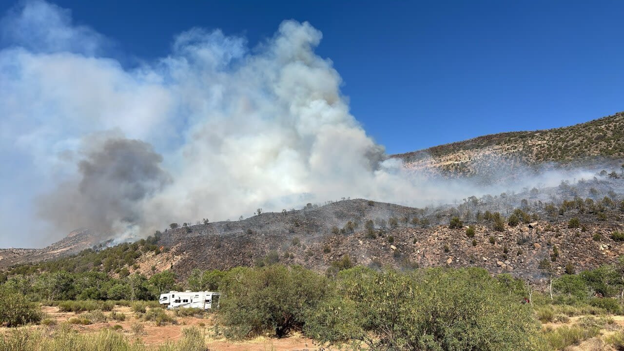 Firefighters making headway on fire near Zion National Park and dousing other southern Utah blazes