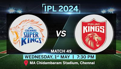 IPL Today's Match: CSK vs PBKS Toss, Pitch Report, Head to Head stats, Playing 11 Prediction