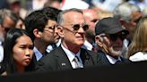 Tom Hanks expresses hope for U.S. democracy on D-Day