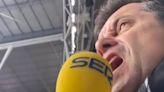 La locura de Roncero con el himno del Real Madrid: "¡Come on Wembley!"
