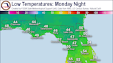 Cold front in Florida has temps in upper 40s to mid-70s, a welcome break from October heat