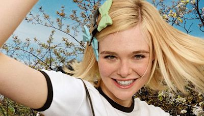 Elle Fanning makes her debut as a Coach model