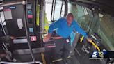 Video shows moment Embark bus slams into OKC business after driver was attacked