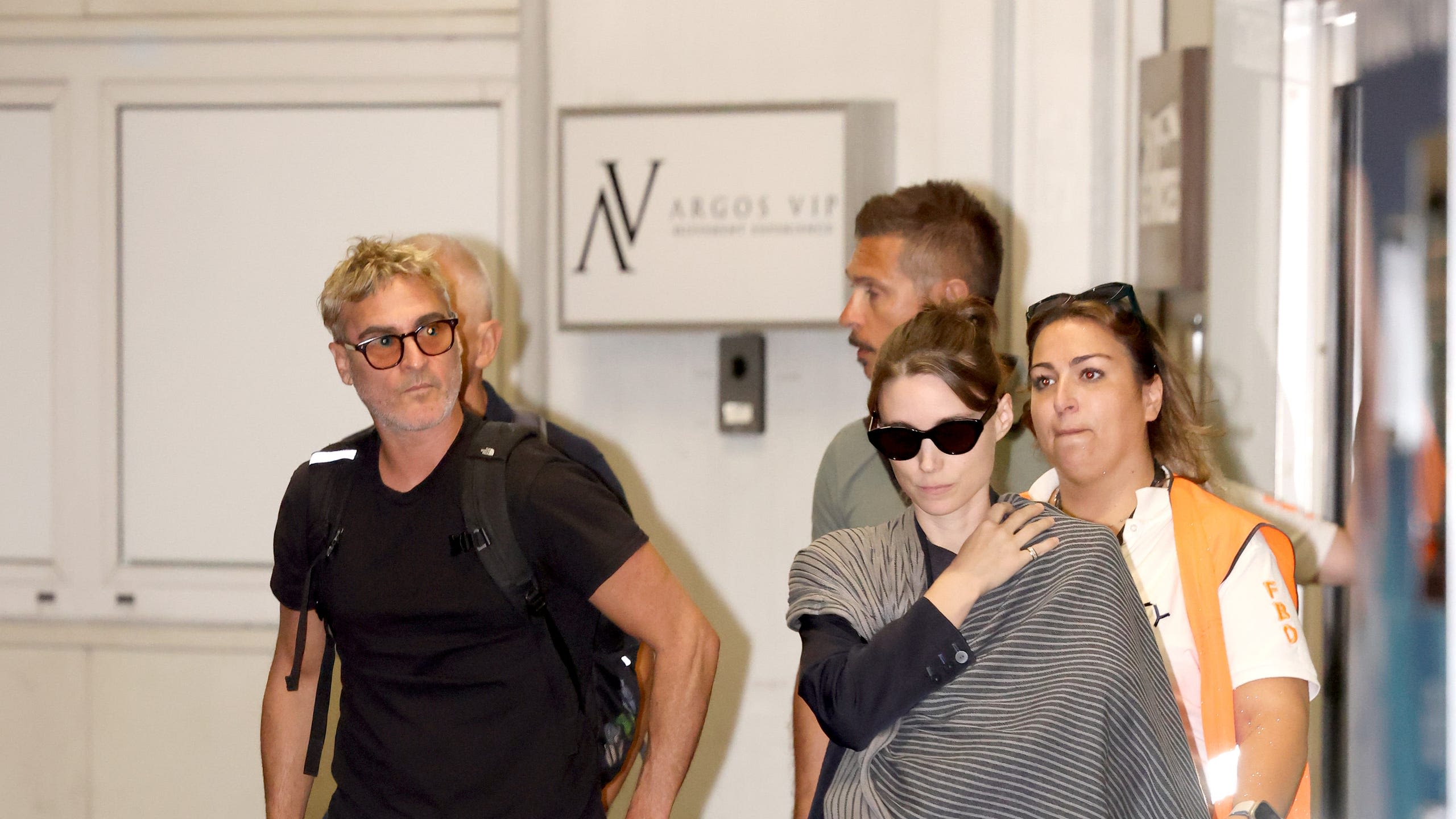 Rooney Mara and Joaquin Phoenix Arrive in Venice After Welcoming Second Child