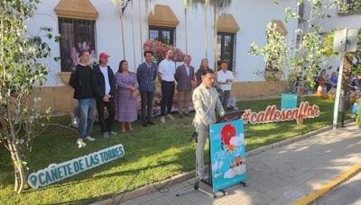 ‘Calles en flor’ inunda de primavera y color el municipio de Cañete de las Torres