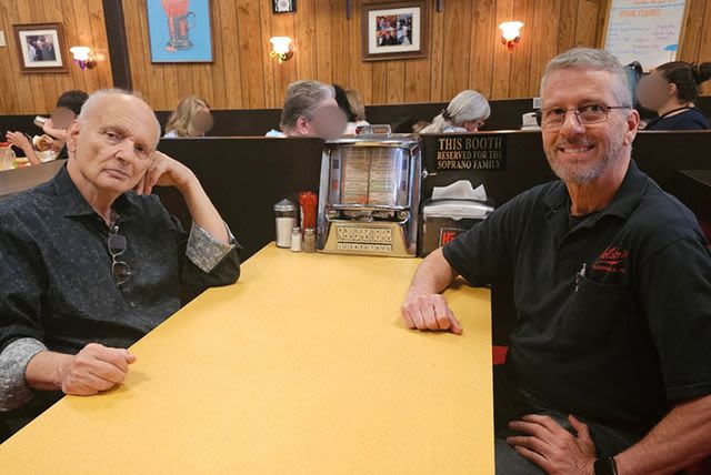 “The Sopranos” creator David Chase returns to diner where infamous final scene was shot