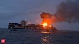 Indian coast guard ships battle fire aboard vessel in Arabian sea