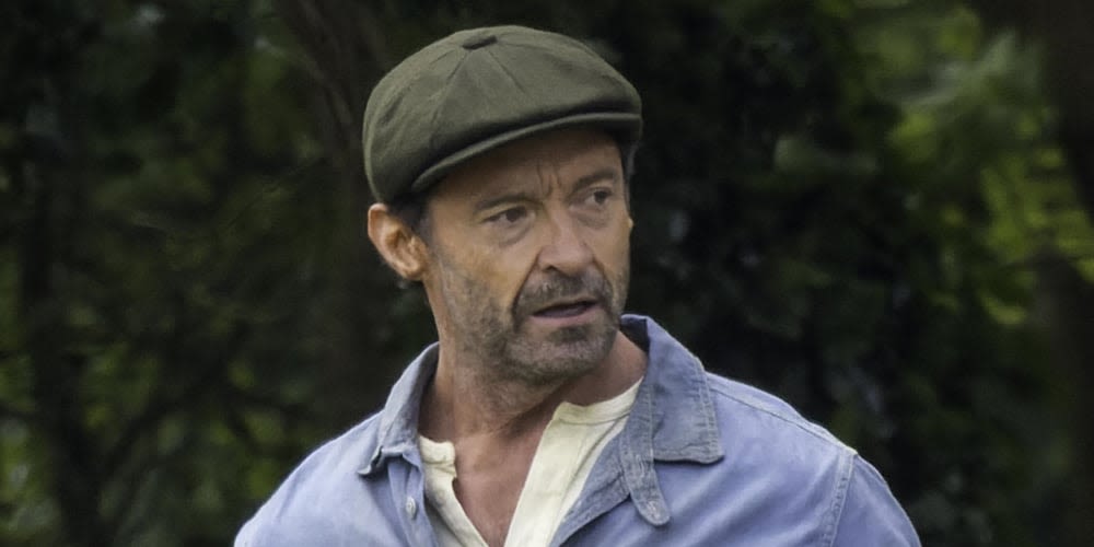 Hugh Jackman Gets Into Character in First ‘Three Bags Full’ Set Photos