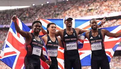 Zharnel Hughes runs through pain barrier to help GB claim relay bronze