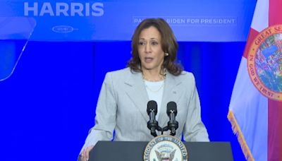 VP Harris campaigns for reproductive freedom in Florida as six-week abortion ban takes effect