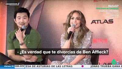 La sorprendente reacción de Jennifer Lopez cuando le preguntan si se va a separar de Ben Affleck