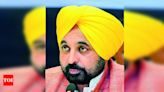 Bhagwant Singh Mann lays foundation stone for youth training centre in Kheri | Chandigarh News - Times of India