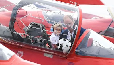 William shares George's 'potential' career during rare public display