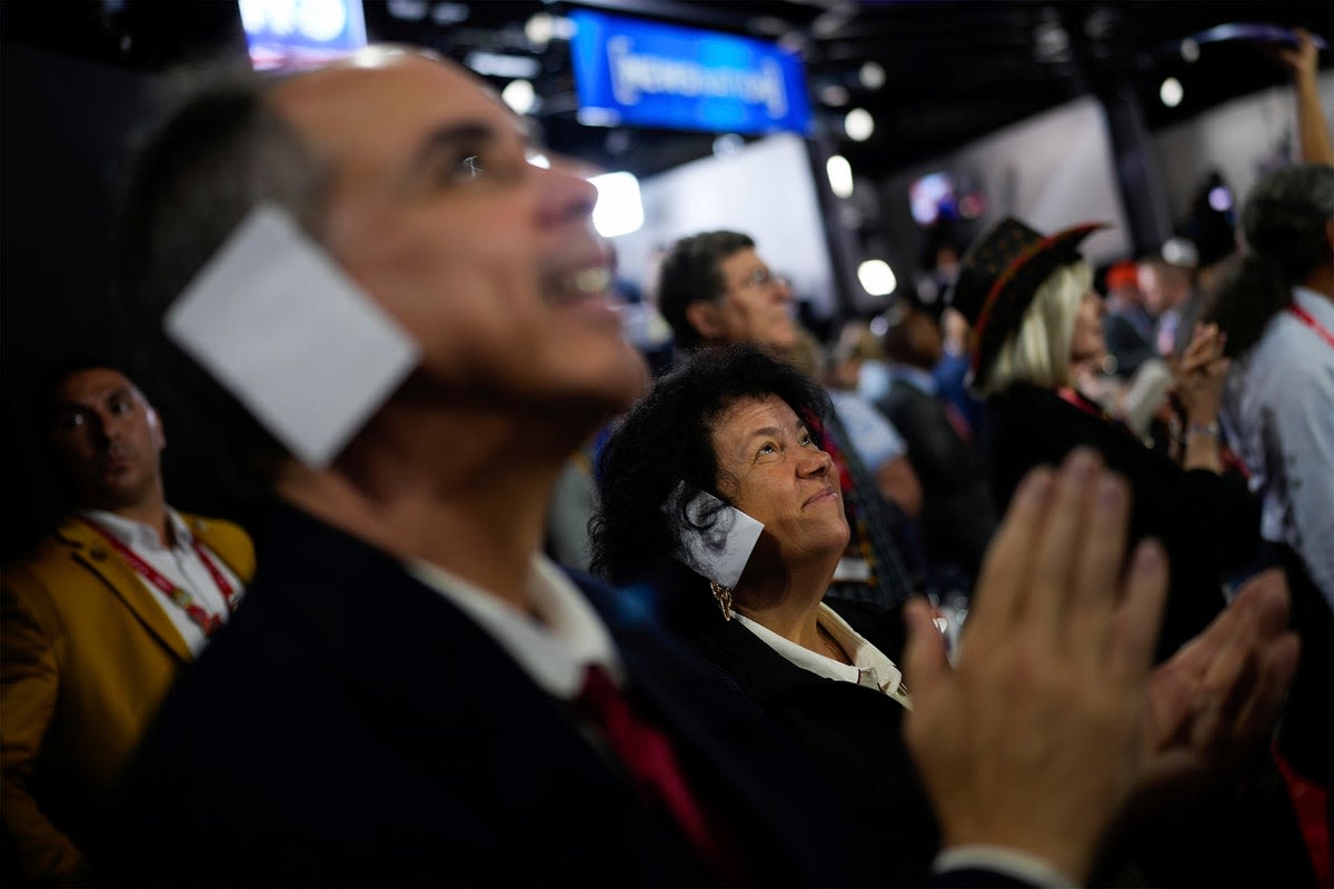 RNC attendees sport ear bandages in support of Trump after assassination attempt: ‘The newest fashion trend’