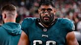 Eagles' Jordan Mailata joins band on stage at Bucks County bar, sings Amy Winehouse hit