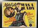 MAISIE WAS A LADY 1941 ORIGINAL TITLE LOBBY CARD, ANN SOTHERN, LEW ...