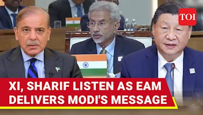 Jaishankar Reads Out Modi's Message At SCO Summit, Jibes Pakistan & China Over Terror | Watch | International - Times of India Videos