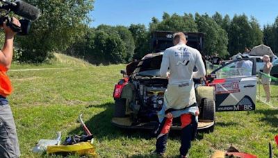 Tänak abandona en el Rally de Polonia tras chocar con un ciervo