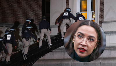 AOC claims NYPD clearing Columbia University 'endangers public safety'