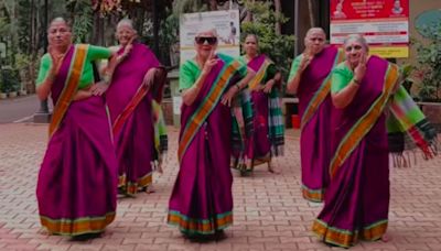 Vicky Kaushal hearts Karnataka old age home members Tauba Tauba dance moves in saree: Viral video