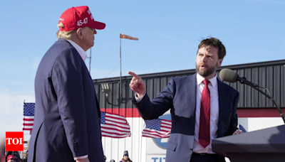 Trump zeroes in on Veep pick with JD Vance, married to an Indian-American, the frontrunner - Times of India