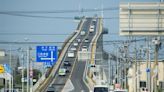 Would you drive up Japan's Rollercoaster Bridge?