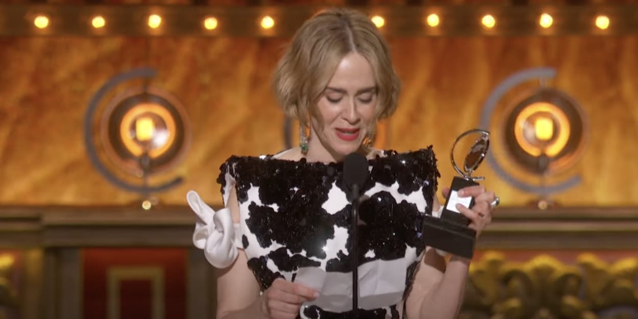 Video: Sarah Paulson Accepts Tony Award For APPROPRIATE