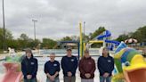 Blocker’s paints water features for area pool | Times News Online