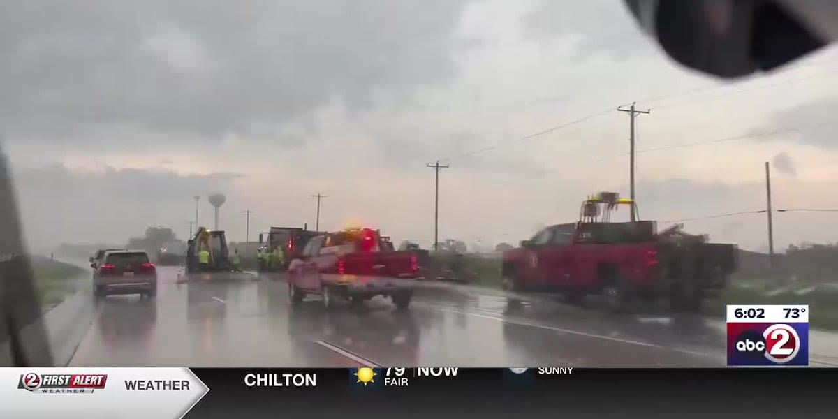 High heat causes pavement to buckle in multiple spots on I-41